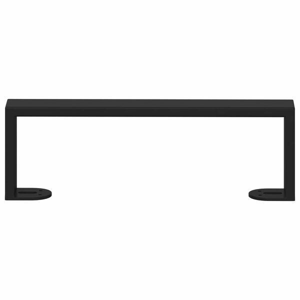 vidaXL Kosi pohi&scaron;tva 2 pcs Črna 311 x 40,5 x 100 mm elezo
