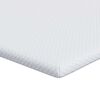 vidaXL Vrh za vzmetnico iz spominske pene 80 x 200 cm Thick Mehko Bela