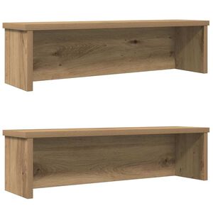 vidaXL Kitchen Racks Stackable 2 artisian hrast pcs 50x15x16 cm