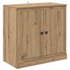 vidaXL Strani &scaron;al Umetni hrast 70 x 35,5 x 67,5 cm Konstruiran les