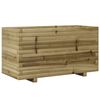 vidaXL Vrtno cvetlično korito 90x40x49,5 cm impregnirana borovina