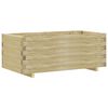 vidaXL Visoka greda 100x50x40 cm lesena pravokotna