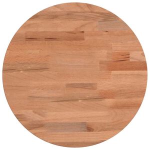 vidaXL Mizna plo&scaron;ča &Oslash;30x1,5 cm okrogla trdna bukovina