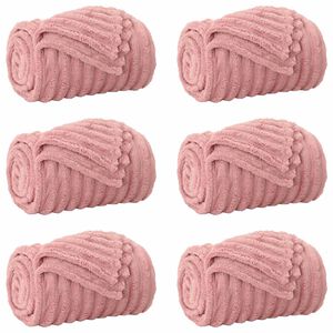 vidaXL Obloge 6 kos Roza 150 x 130 cm 2.85 kg Flis