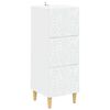vidaXL Predalna omara 33 x 34,5 x 90 cm Inženirski les Bela
