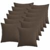 vidaXL Prevleka za blazino 12 kos HEERLEN Taupe 45 x 45 cm Blago