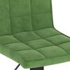 vidaXL Barski stolček temno zelen žamet
