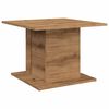 vidaXL Klubska mizica artisan hrast 55,5x55,5x40 cm inženirski les