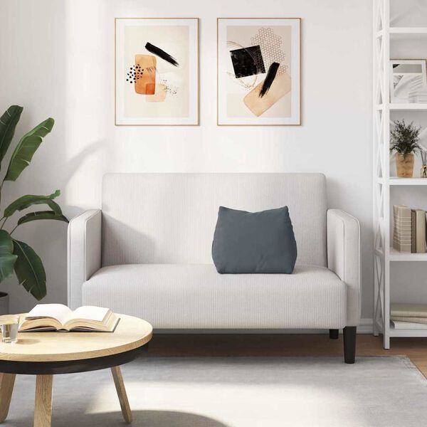 vidaXL Poglavni vzglavnik Temno siva 45 x 20 x 35 cm Žametna tkanina