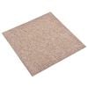 vidaXL Preproga 20 kos Bež 50 x 50 cm 100% polipropilen