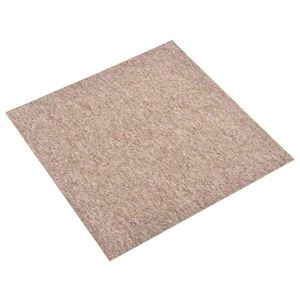 vidaXL Preproga 20 kos Bež 50 x 50 cm 100% polipropilen