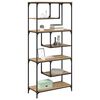 vidaXL Knjižna omara artisan hrast 81 x 36 x 176 cm Konstruiran les