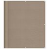 vidaXL Balkonsko platno taupe 120x1000 cm 100 % poliestrski oxford