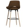 vidaXL Barski stolček rjavo blago