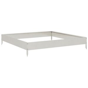 vidaXL Vrtna visoka greda 100x100x18,5 cm nerjaveče jeklo