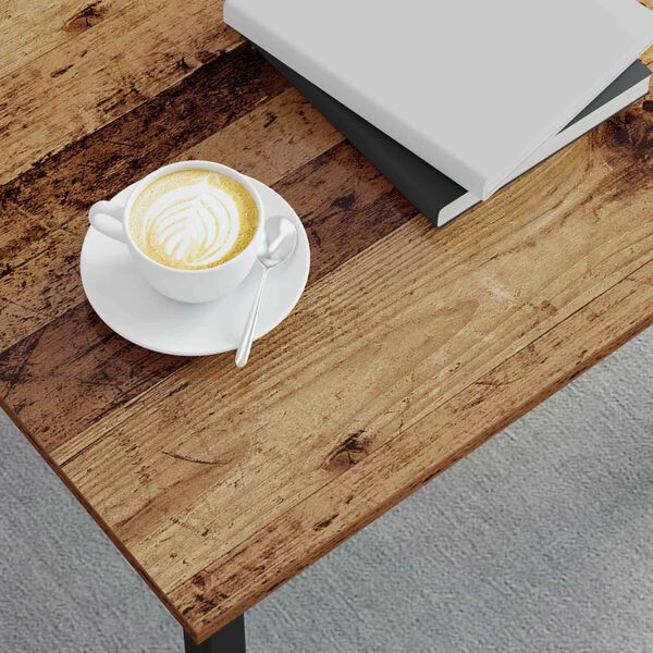 vidaXL Klubska miza Star les 60 x 50 x 36 cm Konstruiran les