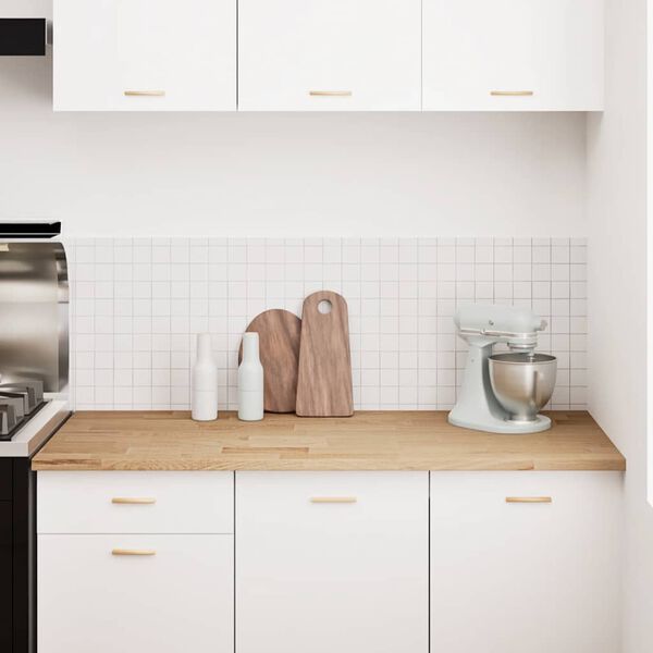 vidaXL Kuhinjska delovna plo&scaron;ča 140x63,5x2,7 cm trdna hrastovina