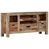 vidaXL Komoda siva 100x30x50 cm trden palisander