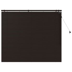 vidaXL Venecijanska žaluzija Temno rjava 160 x 130 cm 35 mm