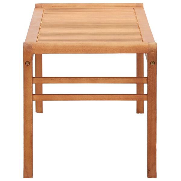 vidaXL Vrtna klop za 2 osebi 120 cm trden evkaliptusov les