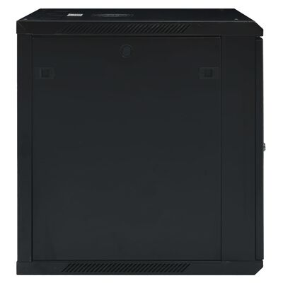 vidaXL Stenska omrežna omarica 12U 19" IP20 600x600x640 mm