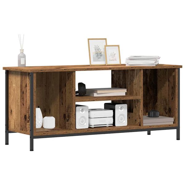 vidaXL TV omarica Star les 102 x 35 x 45 cm Konstruiran les