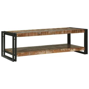 vidaXL Klubska miza večbarvno 120 x 50 x 38 cm Trdna obnovljena les