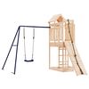 vidaXL Zunanje igralo trdna borovina