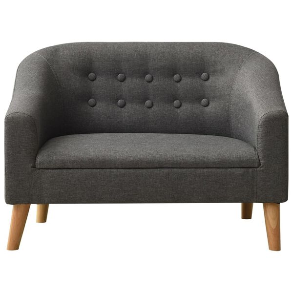 vidaXL Otro&scaron;ki kavč sivo blago