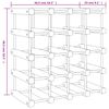 vidaXL Stojalo za vino za 20 steklenic 46,5x23x46,5 trdna borovina