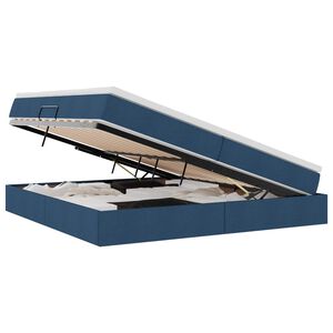 vidaXL Postelja z dodatnim prostorom za shranjevanje in vzmetnico