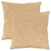 vidaXL Prevleka za blazino 2 kos HEERLEN Krem 80 x 80 cm
