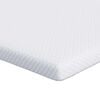 vidaXL Vrh za vzmetnico iz spominske pene 70 x 200 cm Thick Mehko Bela