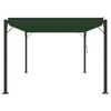 vidaXL Gazebo s lameliranim stre&scaron;nim sistemom Zelena 3 x 4 x 2,14 m