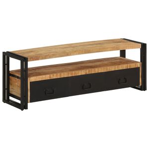 vidaXL TV omarica 120x30x40 cm trden mangov les