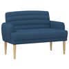 vidaXL Dvojnica s gumbi Modra 116 x 67 x 80 cm Blago