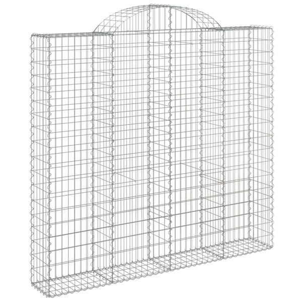 vidaXL Obokane gabion ko&scaron;are 15 kos 200x30x180/200 cm pocinkano železo