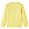 Otroški pulover svetlo rumen 116