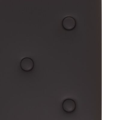 vidaXL Stenski paneli 12 kosov črni 90x30 cm umetno usnje 3,24 m²