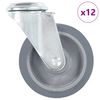 vidaXL Gibljiva kolesa z luknjami za sornik 12 kosov 100 mm