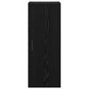 vidaXL Stenska omara Črna Orehovina 34,5 x 34 x 90 cm Konstruiran les