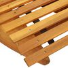 vidaXL Ležalnik 2 pcs Rjava 154 x 60 x 74 cm Masiven les akacije