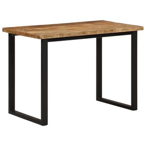 vidaXL Jedilna miza 110x55x75 cm trden mangov les