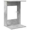 vidaXL Stranska miza Betonsko siva 40 x 38 x 62,5 cm Inženirski les