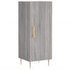 vidaXL Komoda siva sonoma 34,5x34x90 cm inženirski les