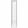 vidaXL Gabionska stena s pokrovi iz pocinkanega jekla 80x20x100 cm