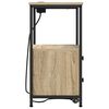 vidaXL Nočna omarica Sonoma hrast 40 x 31 x 60 cm Konstruiran les