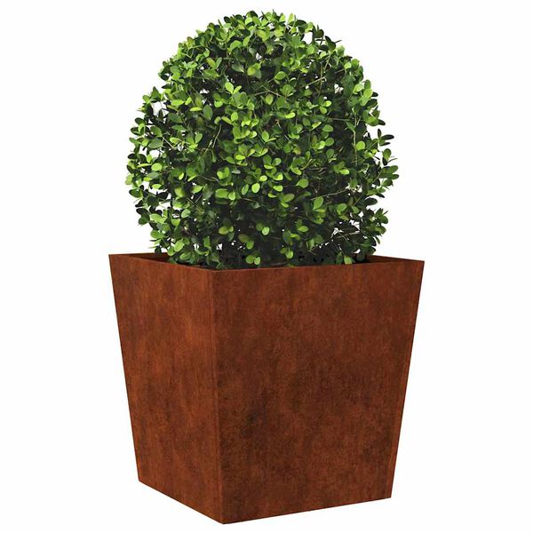 vidaXL Garden Planters 2 kosa 50x50x50 cm Weathering Steel