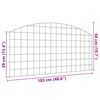 vidaXL Komplet ograje za ribnik 5 pcs Zelena 100 x 50 cm Jeklo