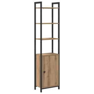 vidaXL Knjigovni omar 6 ravni 40 x 24 x 161 cm Inženirski les